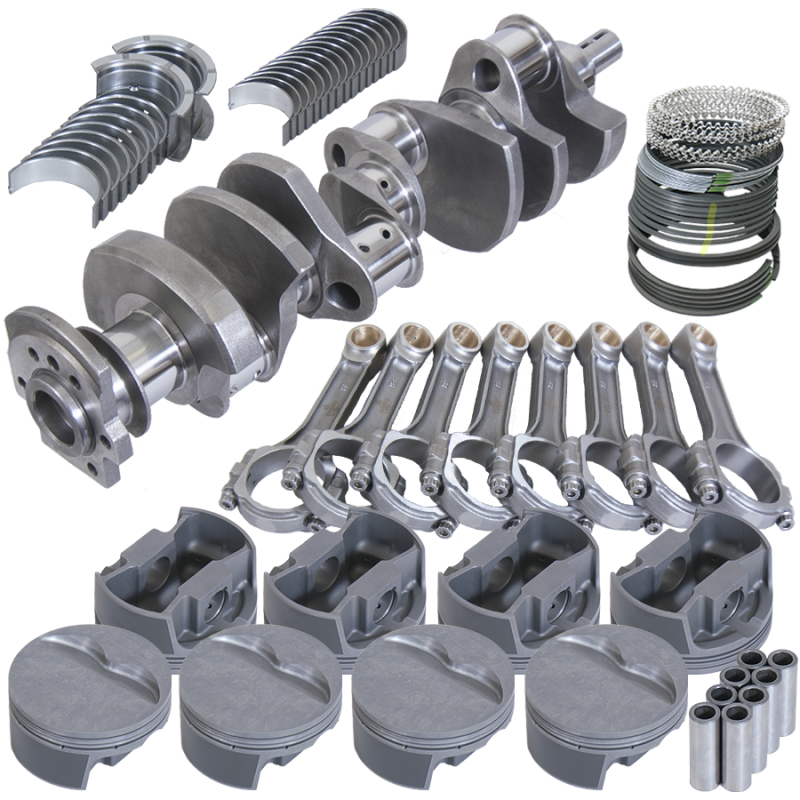 Eagle Chevy 350 3.750in Crank 6.000in I-Beam Rods -5cc Flat Top 4.060in Pistons Balanced Assembly Rotating Assemblies Eagle
