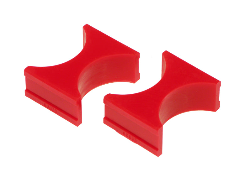 Prothane Universal Shock Reservoir Mounts - 2.5/2.5 Diameter - Red Bushing Kits Prothane