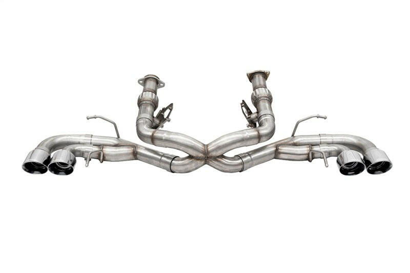 Corsa 2020-25 Corvette C8 3in Xtreme Cat-Back Exhaust 4.5in Pol Quad Tips - Deletes stock AFM Valve Catback CORSA Performance
