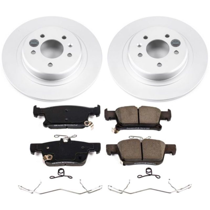 Power Stop 16-18 Buick Envision Rear Z17 Evolution Geomet Coated Brake Kit Brake Kits - Performance Blank PowerStop
