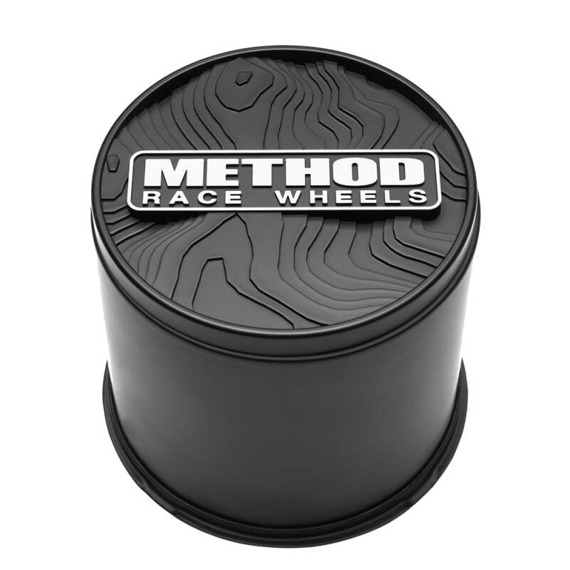 Method Race Wheels Top Push Through Center Cap 130mm - Black Wheel Center Caps Method Wheels