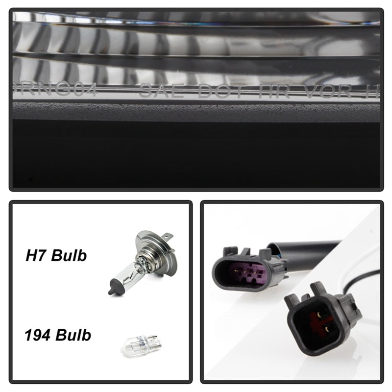 Spyder 04-06 Dodge Durango Projector Headlights - Chrome PRO-YD-DDU04-LB-C Headlights SPYDER
