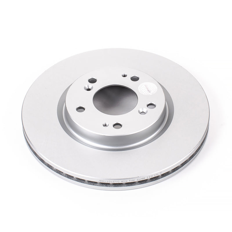 Power Stop 06-12 Mitsubishi Eclipse Front Evolution Geomet Coated Rotor Brake Rotors - OE - Cryo PowerStop