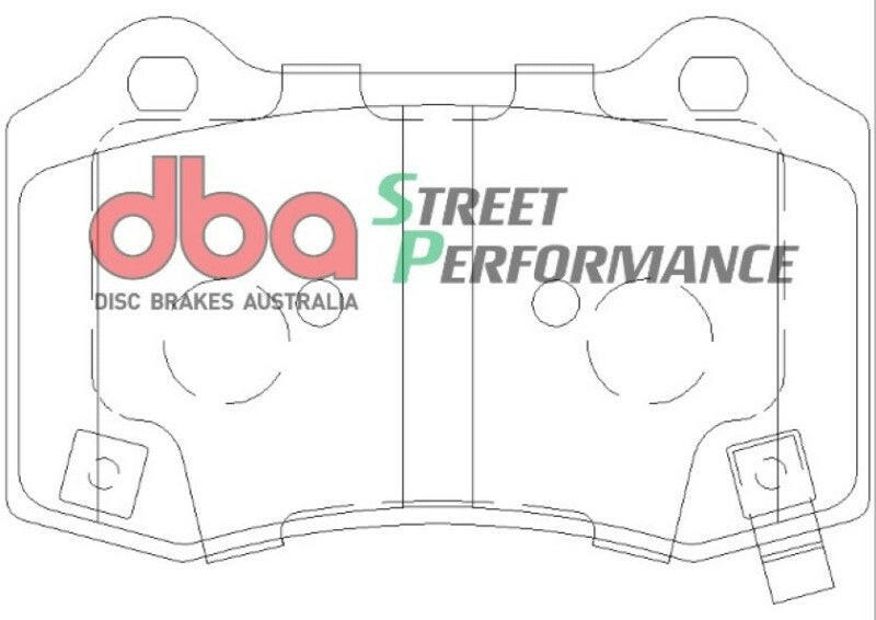 DBA 2010 Camaro SS SP500 Rear Brake Pads Brake Pads - Performance DBA