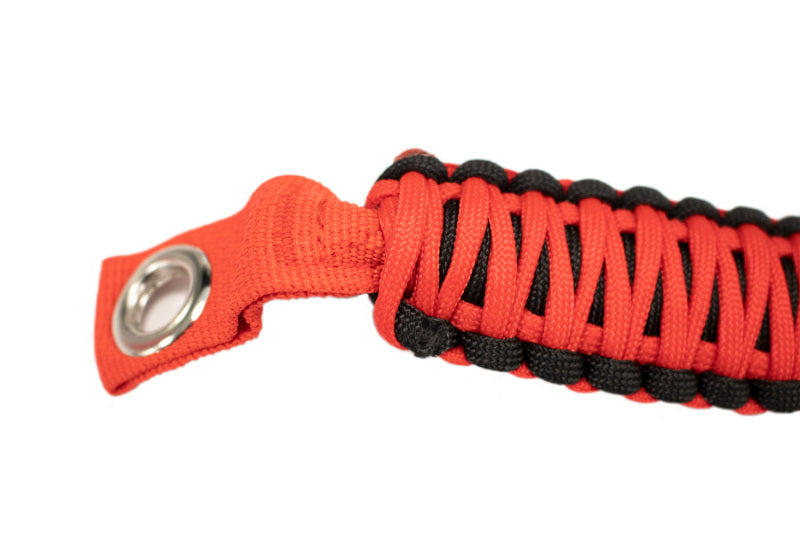 Fishbone Offroad 07-18 Wrangler JK A Pillar Sound Bar Red Paracord Grab Handles Dash & Interior Trim Fishbone Offroad