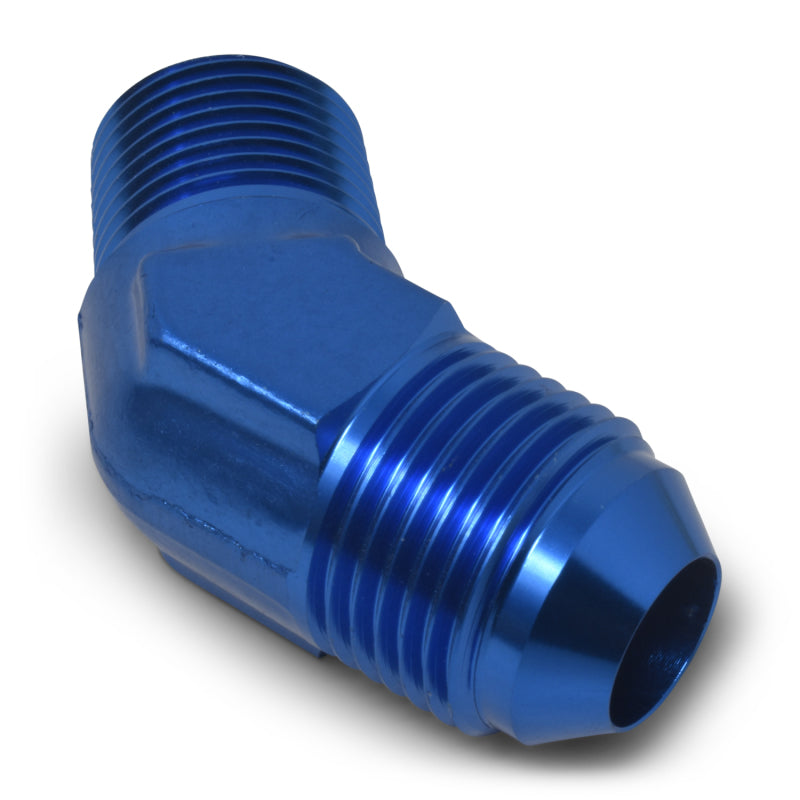 Russell Performance -8 AN to 3/8in NPT 45 Degree Flare to Pipe Adapter Fittings Russell