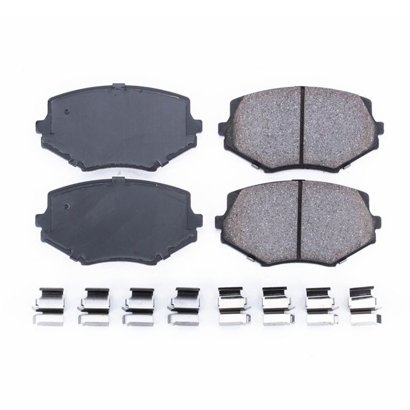 Power Stop 94-97 Mazda Miata Front Z17 Evolution Ceramic Brake Pads w/Hardware Brake Pads - OE PowerStop
