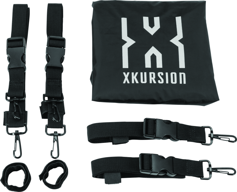 Kuryakyn Xkursion XS Steward Roll Bag Wind Deflectors Kuryakyn