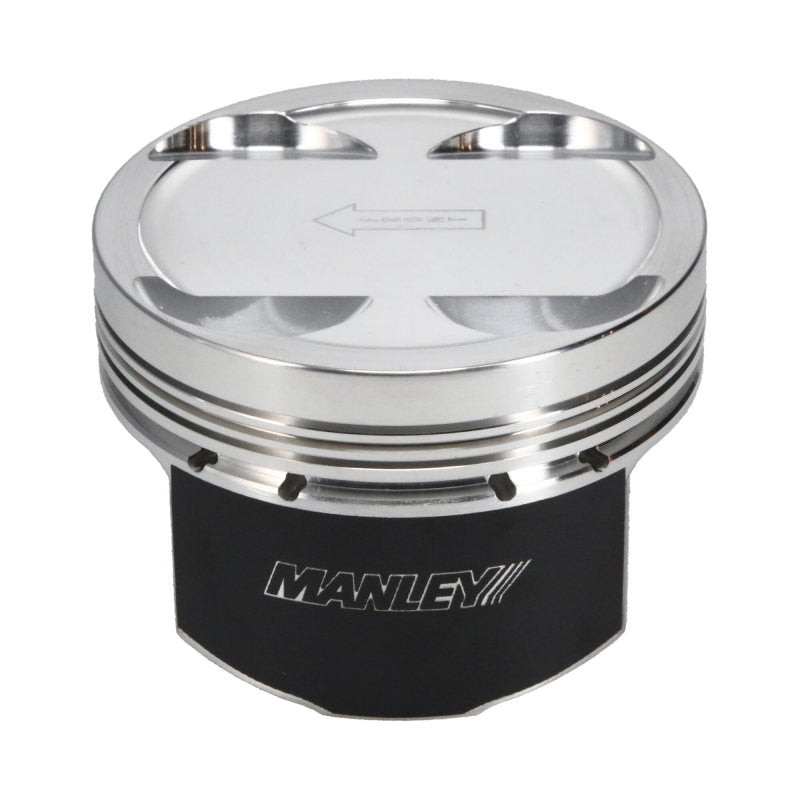 Manley 03-06 Evo 8/9 (7 Bolt 4G63T) 85.5mm +0.5mm Over Bore 8.5:1 Dish Pistons w/ Rings Piston Sets - Forged - 4cyl Manley Performance