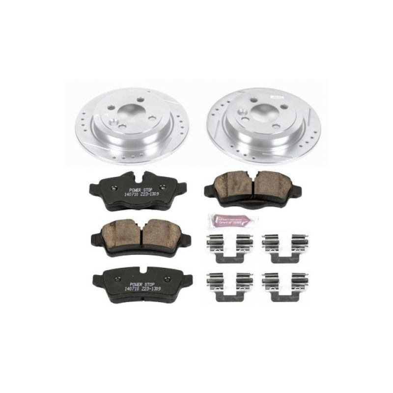 Power Stop 11-16 Mini Cooper Rear Z23 Evolution Sport Brake Kit Brake Kits - Performance D&S PowerStop