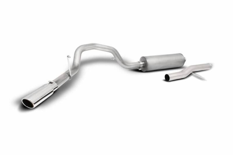 Gibson 21-22 GMC Yukon XL 1500/Chevrolet Suburban 1500 5.3L Cat-Back Single Exhaust - Stainless Catback Gibson