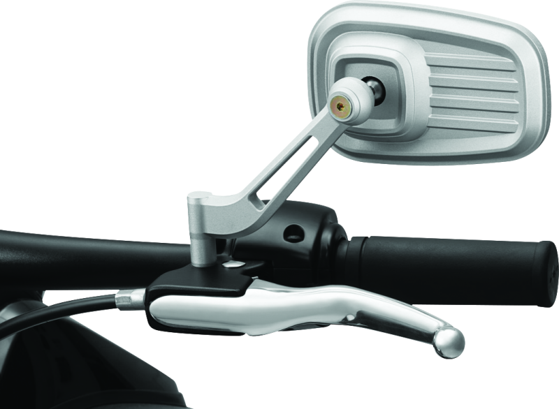 Kuryakyn Dillinger Mirrors Silver Rear View Mirrors Kuryakyn