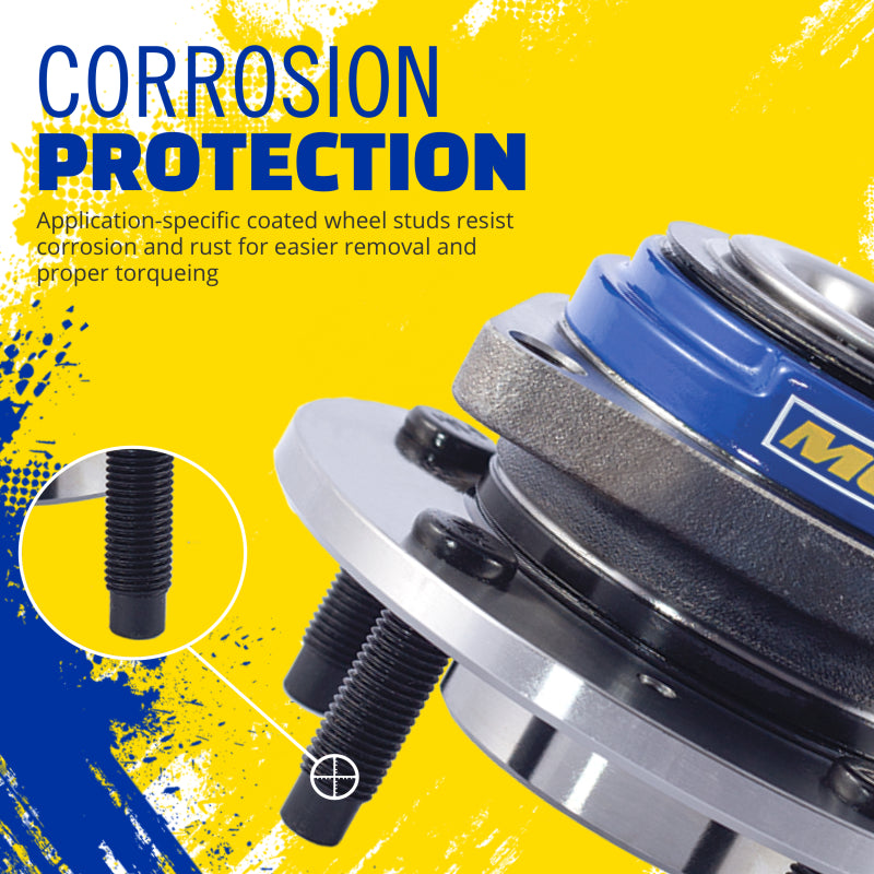 MOOG 07-18 Toyota Tundra Front Wheel Bearing and Hub Assembly Wheel Hubs Moog