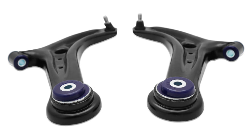 Superpro 13-17 Ford Fiesta Complete Front Lower Control Arm Kit (Caster Increase) Control Arms Superpro
