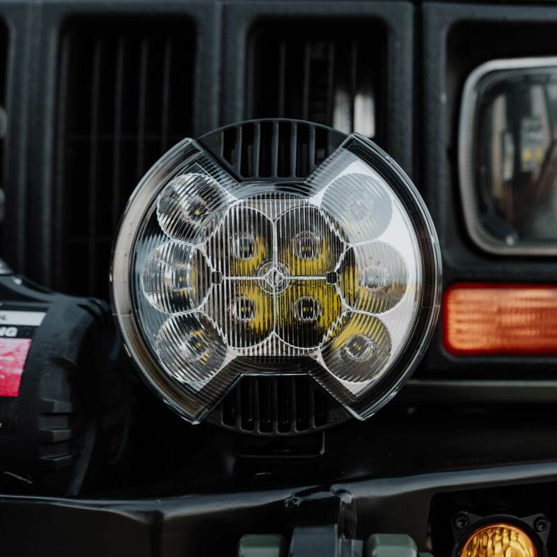 KC HiLiTES SlimLite 6in Light Shield - SAE Driving Beam - Clear Light Bars & Cubes KC HiLiTES