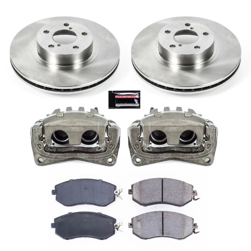 Power Stop 13-16 Subaru BRZ Front Autospecialty Brake Kit w/Calipers Brake Kits - OE PowerStop