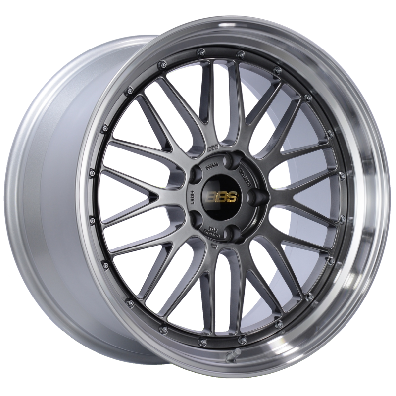 BBS LM 20x10 5x120 ET33 Diamond Black Center Diamond Cut Lip Wheel -82mm PFS/Clip Required Wheels - Forged BBS