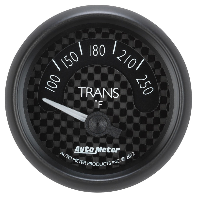 Autometer GT Series 52mm Short Sweep Electronic 100-250 Deg F Transmission Temperature Gauges AutoMeter