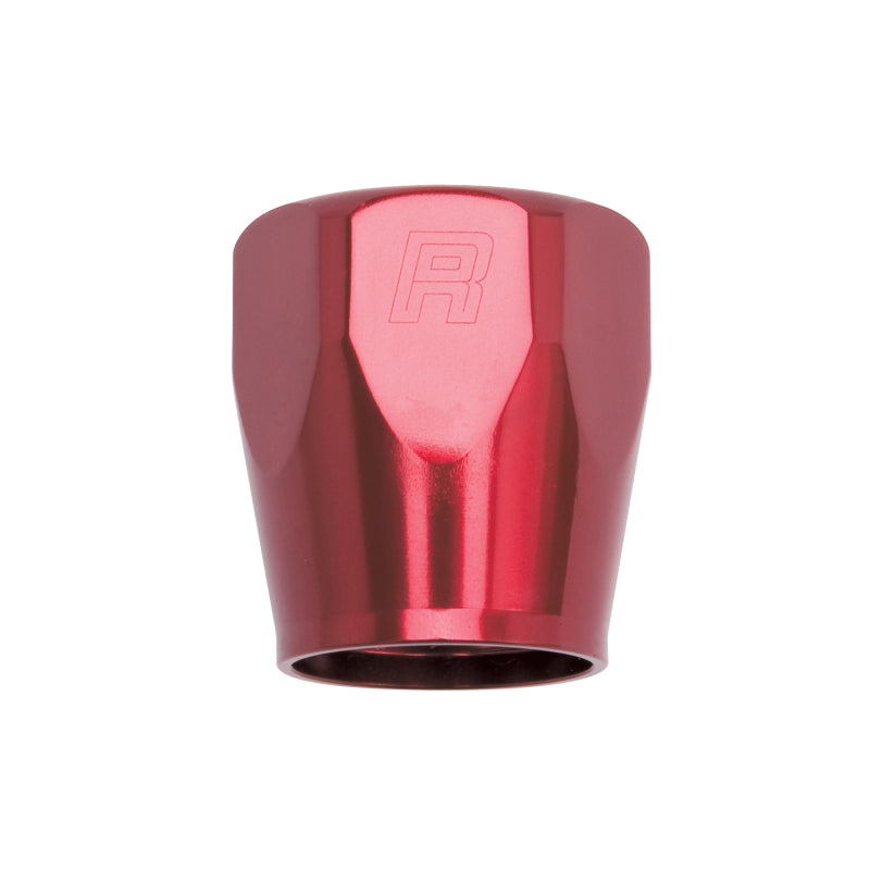 Russell Performance 2-Piece -8 AN Full Flow Swivel Hose End Sockets (Qty 2) - Polished and Red Fittings Russell