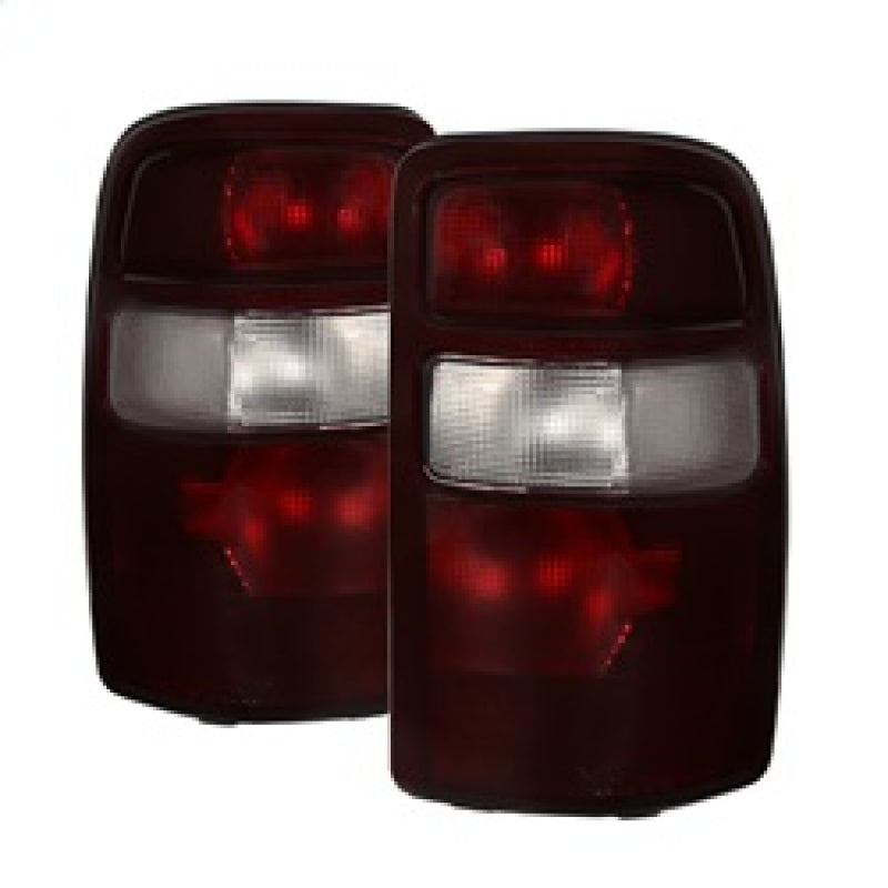 xTune GMC Yukon 00-06 OEM Style Tail Lights w/ Black Rim Red Smoked ALT-JH-CSUB00-OE-RSM Tail Lights SPYDER