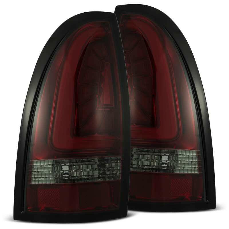 AlphaRex 05-15 Toyota Tacoma PRO-Series LED Tail Lights Red Smoke Tail Lights AlphaRex