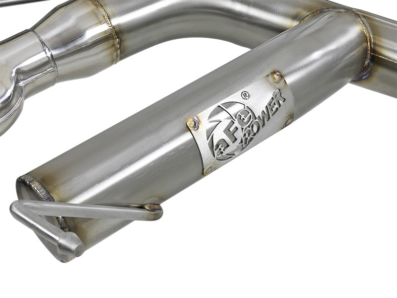aFe MACHForce XP 08-13 BMW 135i L6-2.0L N54/N55 3in. 304 SS Axle-Back Exhaust w/Polished Tips Catback aFe