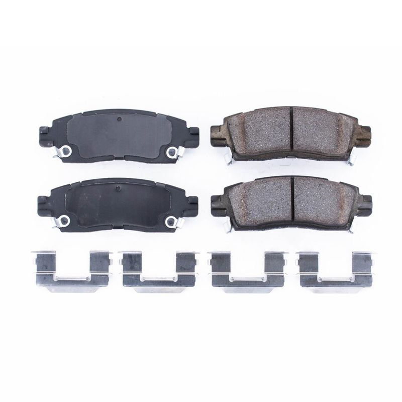 Power Stop 08-17 Buick Enclave Rear Z17 Evolution Ceramic Brake Pads w/Hardware Brake Pads - OE PowerStop