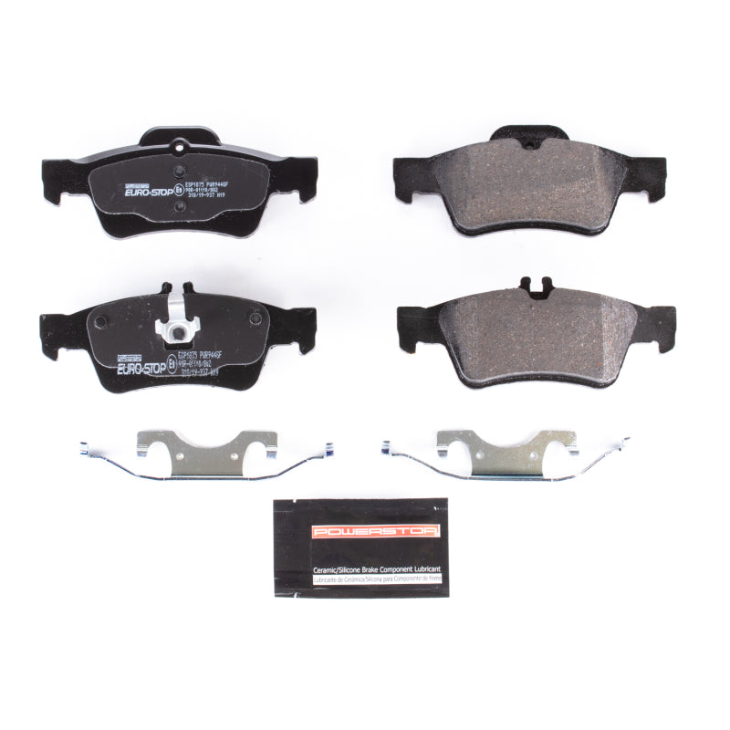 Power Stop 07-12 Mercedes-Benz SL550 Euro-Stop ECE-R90 Rear Brake Pads Brake Pads - OE PowerStop
