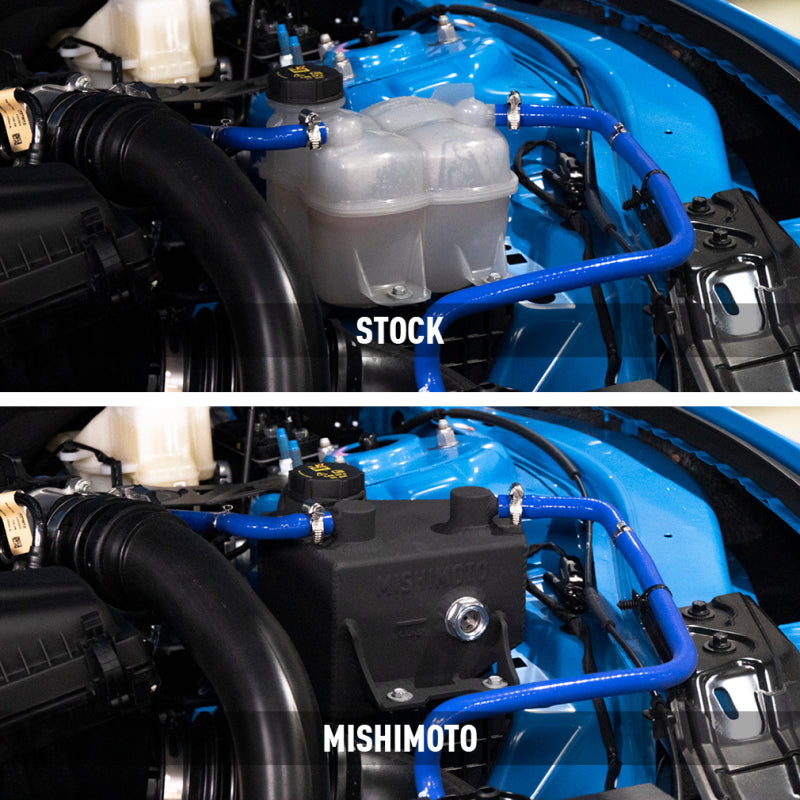 Mishimoto 2024+ Ford Mustang V8/2.3L EcoBoost Expansion Tank - Polished Coolant Reservoirs Mishimoto