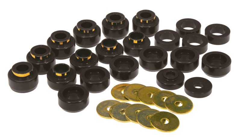 Prothane 87-96 Jeep Wrangler Body Mount - Black Bushing Kits Prothane