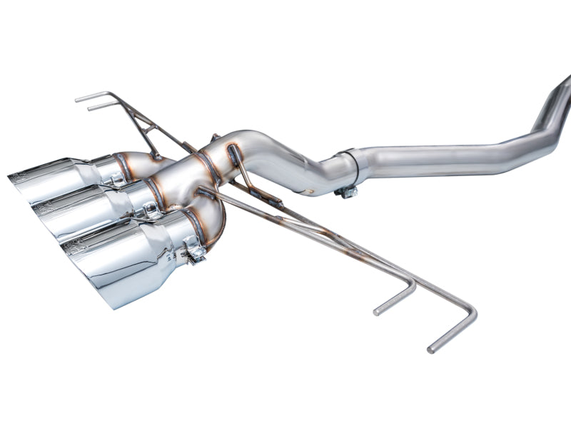 AWE Tuning 2023 Honda Civic Type R FL5 Track Edition Exhaust w/ Triple Chrome Silver Tips Catback AWE Tuning