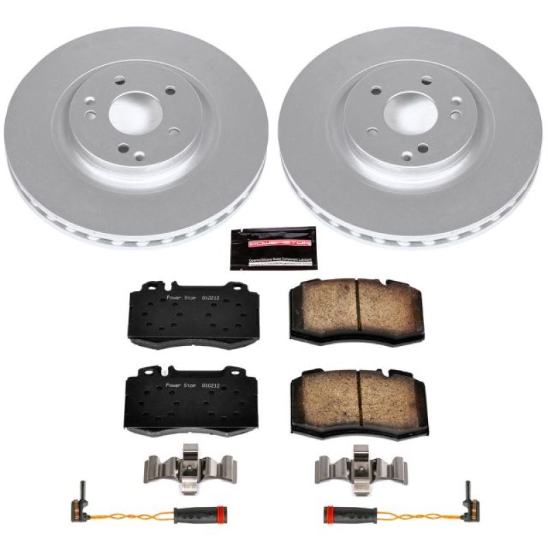 Power Stop 2004 Mercedes-Benz C230 Front Z23 Evolution Sport Coated Brake Kit Brake Kits - Performance D&S PowerStop