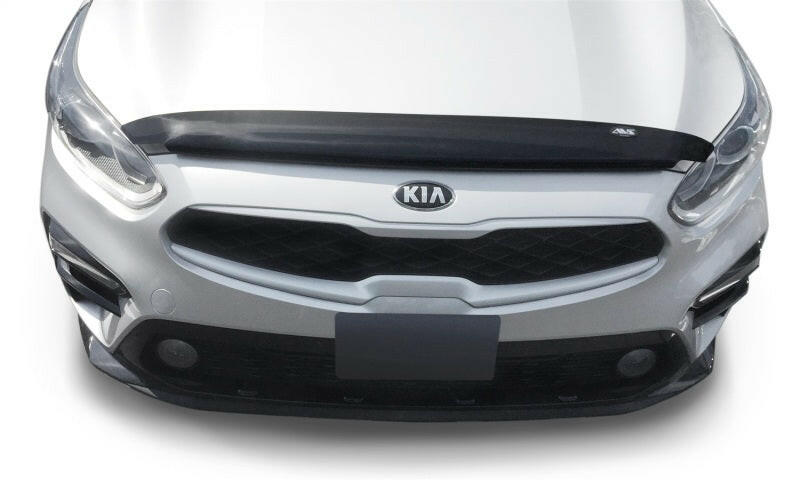 AVS 19-23 Kia Forte Carflector Low Profile Hood Shield - Smoke Hood Deflectors AVS