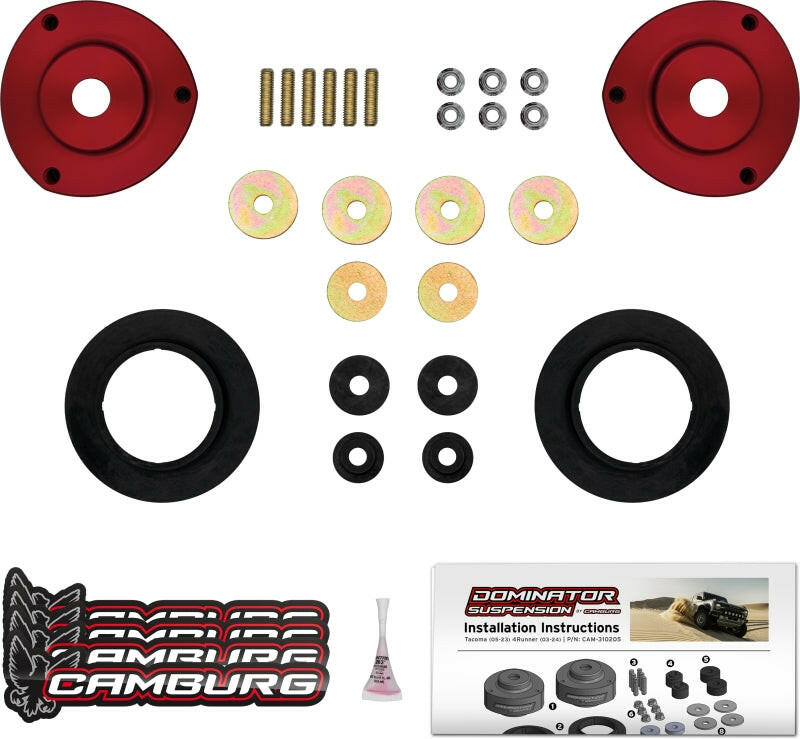 Camburg 05-23 Toyota Tacoma / 03-24 Toyota 4Runner Dominator Preload Spacer Kit Preload Adjusters Camburg