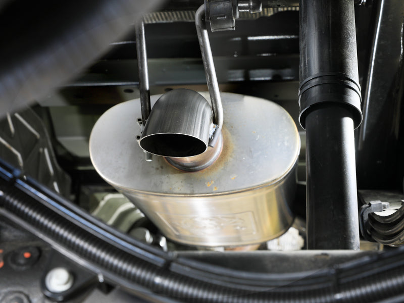 aFe 23-25 GM Colorado/Canyon L4-2.7L (t) ROCK BASHER 3 IN 409 Stainless Steel Cat-Back Exhaust Catback aFe