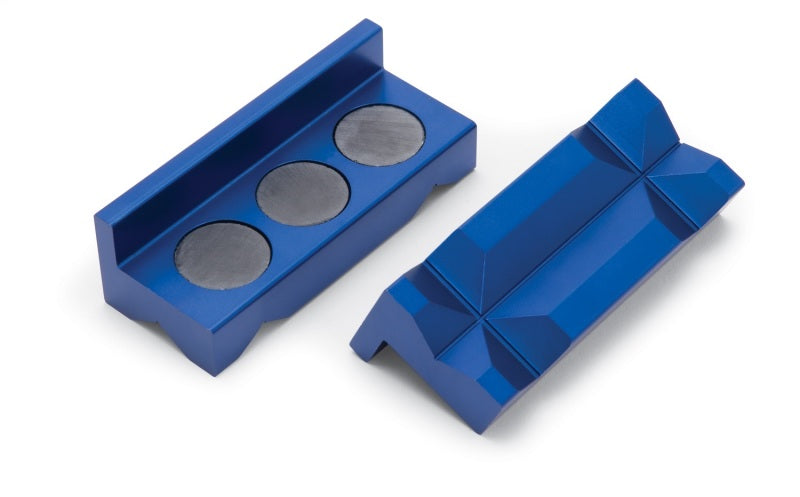 Russell Performance Blue Anodized Billet Aluminum Vice Jaws Tools Russell