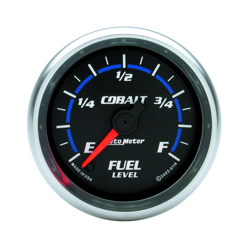 Autometer Cobalt 52mm E-F FSE Fuel Level Gauge Gauges AutoMeter
