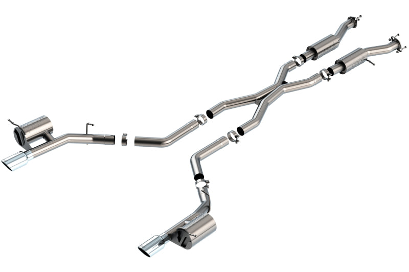 Borla 2021+ Dodge Durango SRT Hellcat 6.2L V8 AWD S-Type Cat-Back Exhaust System - T-304SS Catback Borla