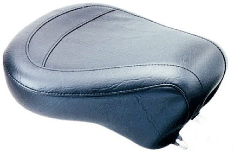 Mustang 58-84 Harley FX/FL Wide Touring Passenger Seat - Black Passenger Motorcycle Seats Mustang Motorcycle