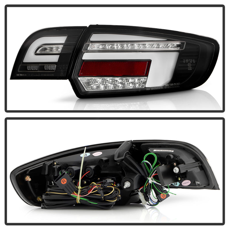 Spyder 03-08 Audi A3 Full LED Tail Lights - Black (ALT-YD-AA303-LED-BK) Tail Lights SPYDER