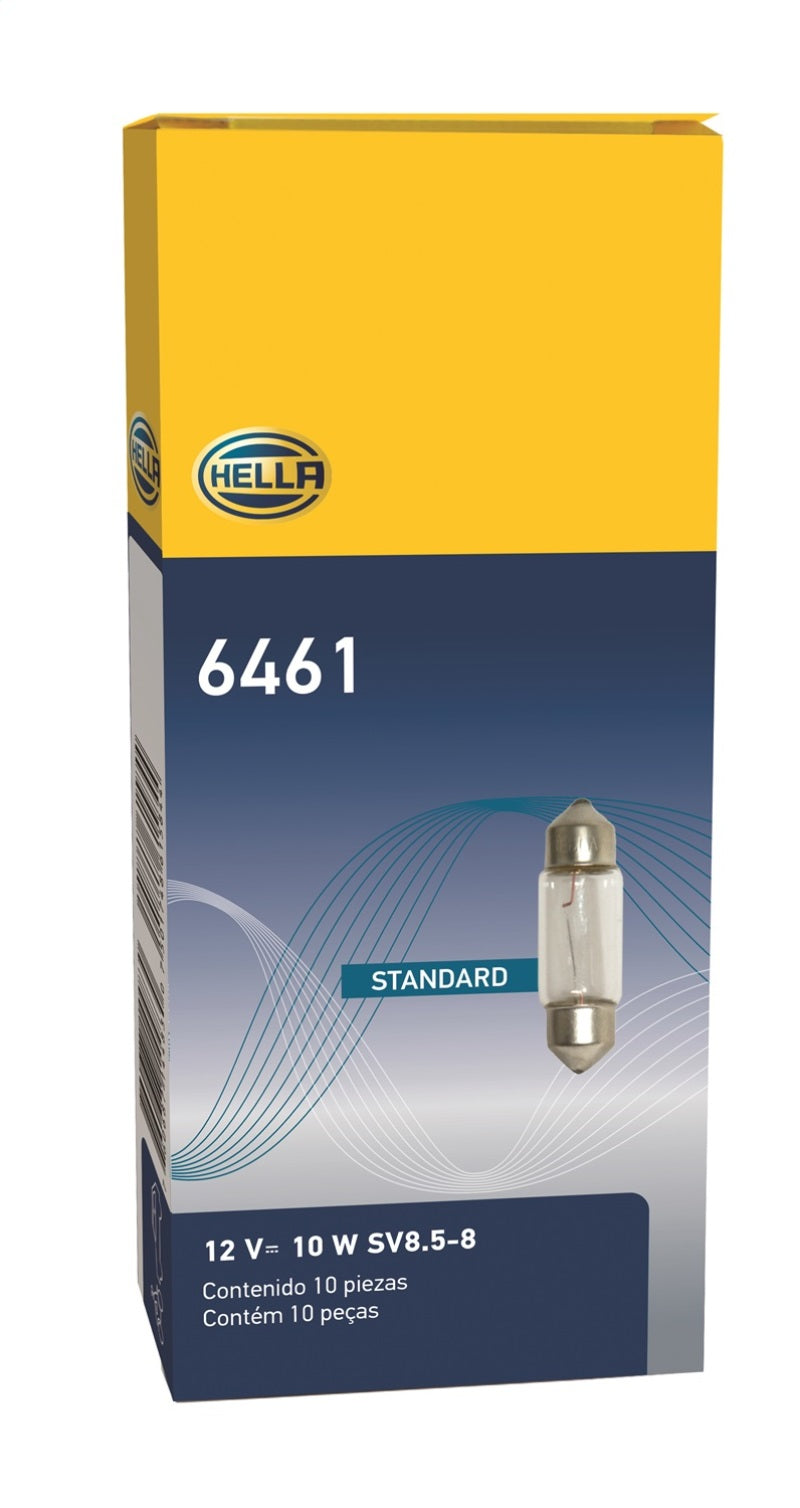 Hella Bulb 6461 12V 10W SV8.5-8 Bulbs Hella