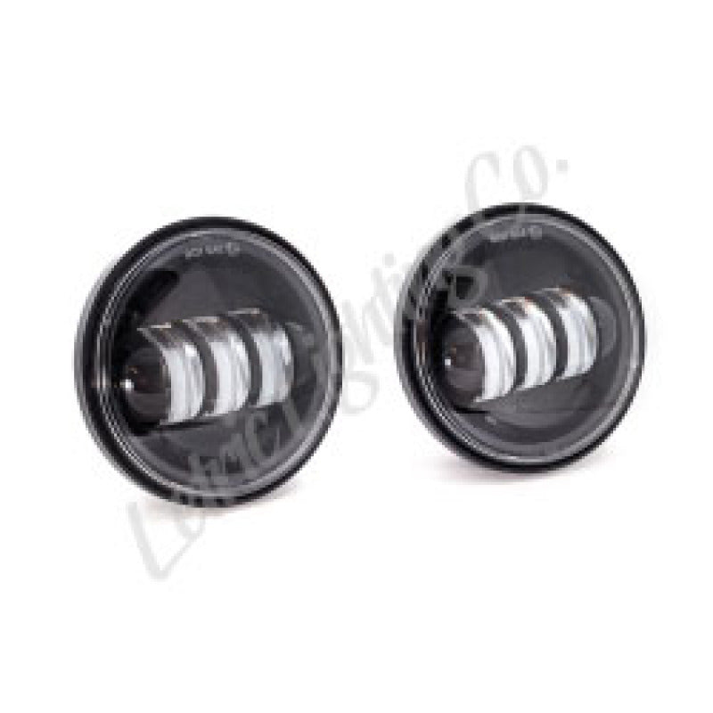 Letric Lighting 4.5in LED Passing Lamps Black Light Accessories and Wiring Letric Lighting