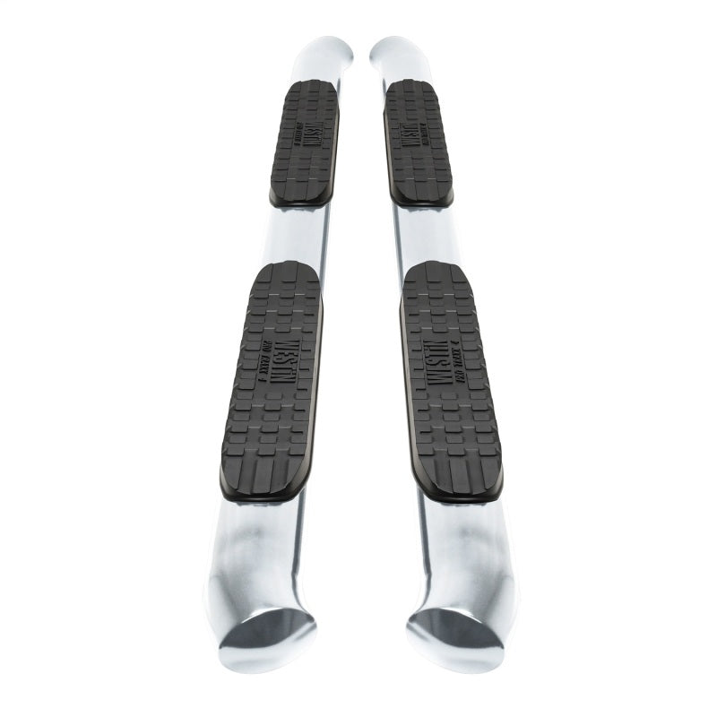 Westin 2022 Toyota Tundra Double Cab PRO TRAXX 4 Oval Nerf Step Bars - Stainless Steel Nerf Bars Westin