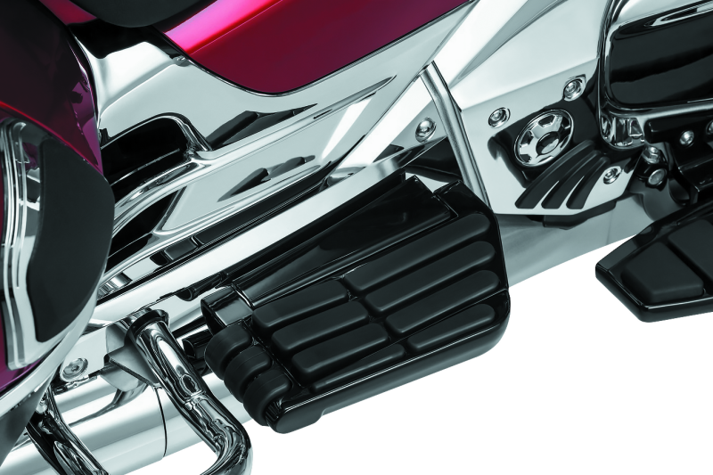 Kuryakyn Transformer Floorboards 01-17 Honda GL1800 Black Footpegs Kuryakyn