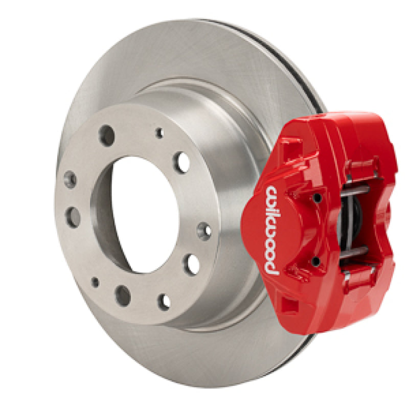 Wilwood 84-89 Porsche 911 D31 11.42in. Rear Brake Kit w/ Flex Lines - Red Brake Kits - Performance Blank Wilwood
