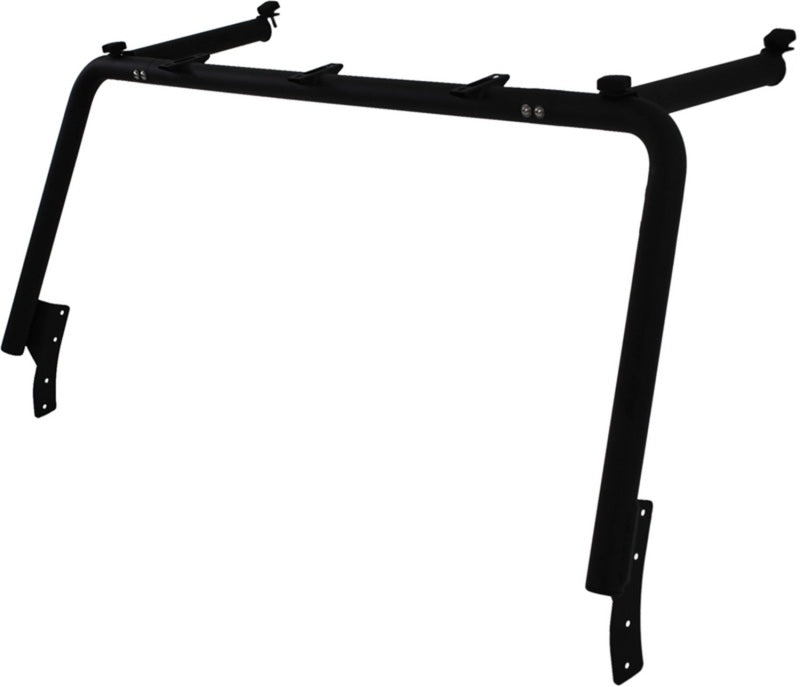 MBRP 07-10 Jeep Wrangler JK Front Roof Rack Extension (2 Door) Black Coated Body Armor & Rock Rails MBRP