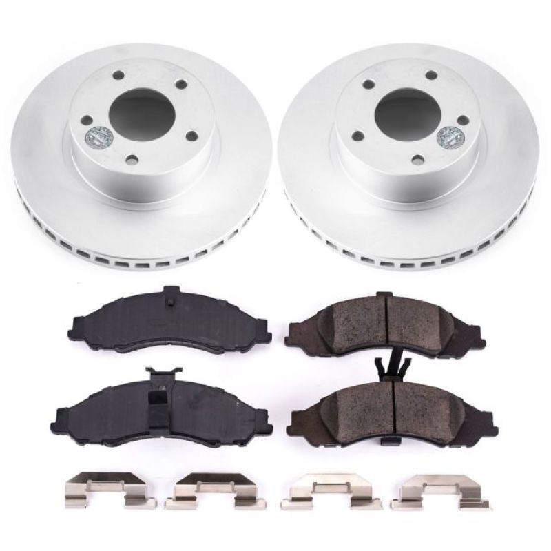 Power Stop 2004 Pontiac GTO Front Z17 Evolution Geomet Coated Brake Kit Brake Kits - Performance Blank PowerStop
