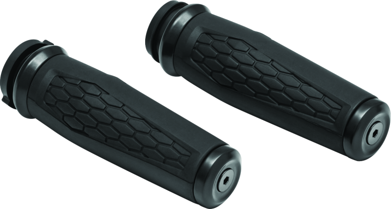 Kuryakyn Hex Grips Thottle-By-Wire Black Bolts Kuryakyn