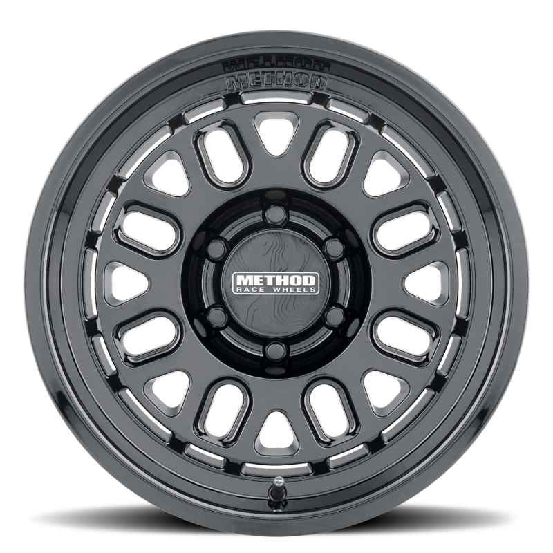 Method MR321 17x8.5 +25mm Offset 6x5.5 BP 106.25mm CB Gloss Black Wheel Wheels - Cast Method Wheels