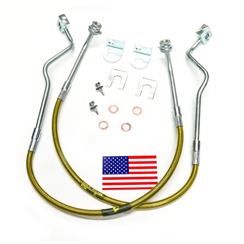 Superlift 1986 Ford Ranger/Bronco II w/ 4-6in Lift Kit (Pair) Bullet Proof Brake Hoses Brake Line Kits Superlift